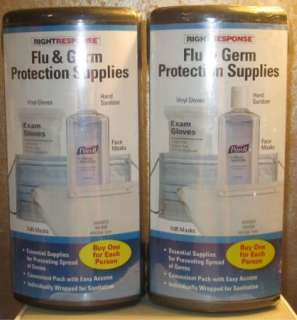 Right Response Flu/Germ Protection Supplies First Aid  