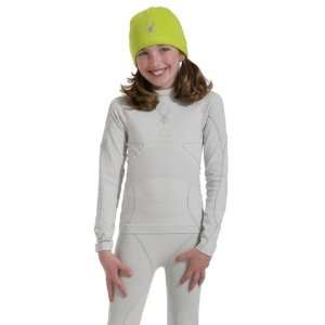  Spyder Girls Seamless Compression Top (White/Silver) XS 