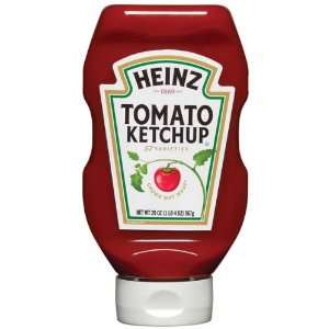 Heinz Tomato Squeeze Bottle Ketchup (136400) 20 oz (Pack of 12 