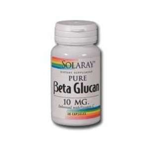 Beta Glucan 30 Caps 10 Mg ( Enriched with Vitamin C )   Solaray