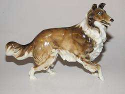Old Hutschenreuther Rosenthal Porcelain Collie Dog Figurine  