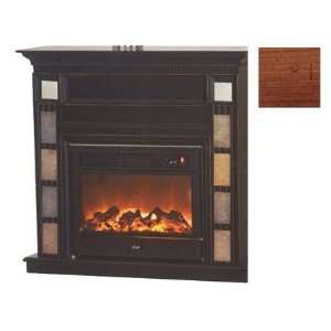   44 in. Fireplace Mantel with Tile   European Cherry