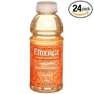 Cott Beverages Emerge Immunity, Mandarin Orange, 20 Ounce Bottle (Pack 