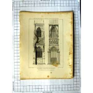  1820 Beverley Minster Yorkshire Architecture Pugin Keux 