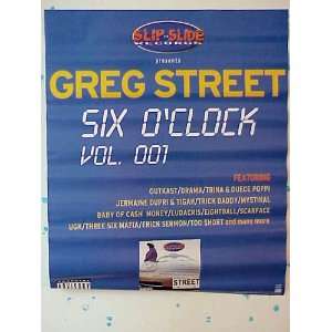  DJ Greg Street (Six OClock, Vol. 001) Music Poster Print 