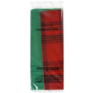 Plaid & Green 6 Sheet Tissue Paper Case Pack 240