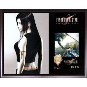 Final Fantasy VII Advent Children   Tifa   Collectible Plaque Set (#2 