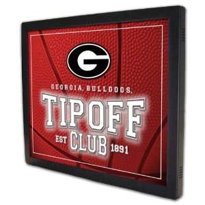  Georgia Bulldogs Tipoff Club Backlit Team Panel Sports 