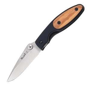   of Spain 4.13 in., Olive Wood Scale Handle, Plain Edge Pocket Knife