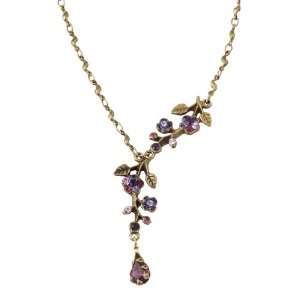  Michal Negrin Gorgeous Y Necklace Adorned with Flower and 