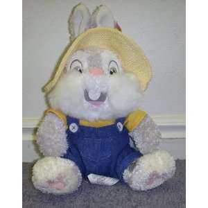   Plush Farmer Thumper Rabbit in Overalls Mint with Tags Toys & Games