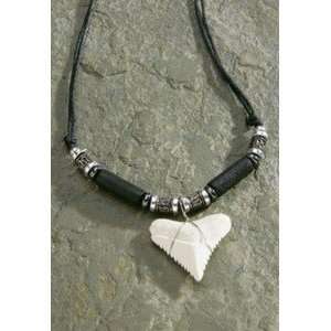  Hawaiian Necklace Shark Tooth Black #2