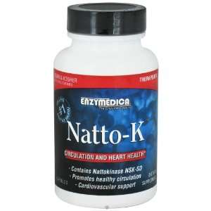  Natto K, 90 Capsules, From Enzymedica Health & Personal 