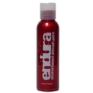  4 oz Metallic Red Endura Ink Alcohol Based Airbrush Makeup 
