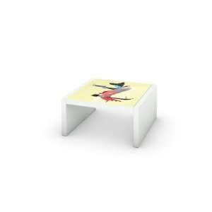  red and wolf Decal for IKEA Expedit Coffee Table Table 