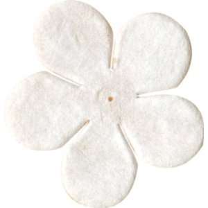    Bazzill 1 Inch Bloom Paper Flowers 20PK/White