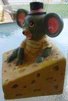 VINTAGE MOUSE AND CHEESE BANK MADE IN JAPAN  