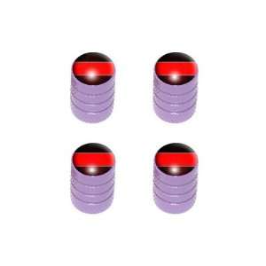  Thin Red Line   Firemen Tire Rim Valve Stem Caps   Purple 