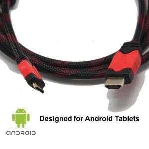  Android Tablet Mini HDMI to HDMI 1.5meter Cable
