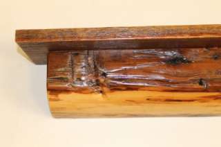 150 Reclaimed barn beam rustic log shelf, 1800s Cedar & Pine 28 