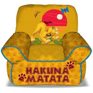 NEW Disney Lion King Simba Bean Bag Toddler Chair  GREAT PRICE 