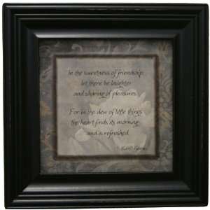  In The Sweetness Of Friendship   Framed Quote