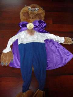 DISNEY BEAST COSTUME 7/8 MEDIUM CHILD YOUTH BEAUTY AND THE BEAST BELLE 