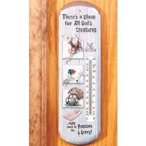  ALL GODS CREATURES NOVELTY THERMOMETER 