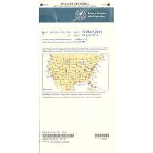  Billings Sectional (expires August 25, 2011) FAA AeroNav 