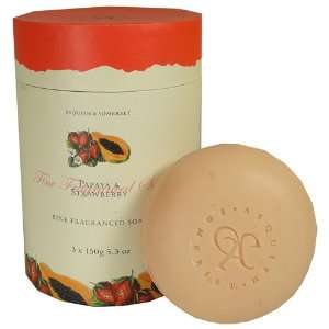  Papaya and Strawberry Asquith Tropical Fruit Boxed Soap 