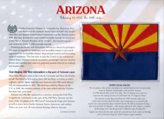 Arizona State Flag Willabee & Ward Patch & Panel  