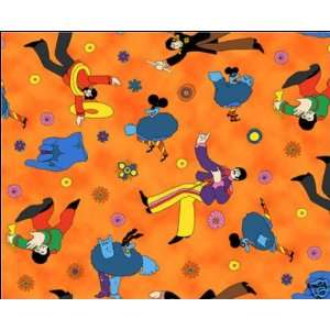  BEATLES Quilt Sewing Craft Fabric with YELLOW SUBMARINE 