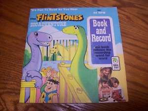 The Flintstones Zoo Adventure Book & Record 45 RPM 1974  