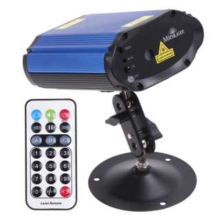 Mini Projector Voice control Laser Stage Lighting Blue & Red Club 