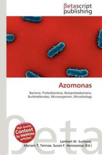   Azomonas by Lambert M. Surhone, Betascript Publishing 