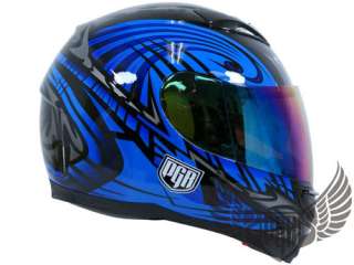 Iridium Tinted Shield Visor PGR Helmet Full Face 500  