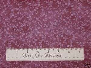 Northcott Secret Garden Purple Floral Fabric 1.8 Yards  