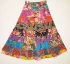 Sacred Threads Hippie Boho SPRING Crinkle Skirt 29422  