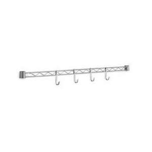    The Container Store Hanger Rail with Snap On Hooks