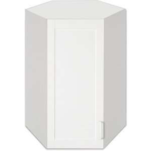  Angle Corner Cabinet with Shaker Doors By Prepac Furniture & Decor
