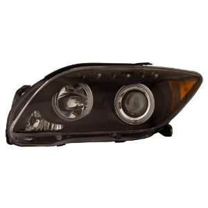   05 UP PROJECTOR HEADLIGHTS HALO BLACK CLEAR AMBER (CCFL) Automotive
