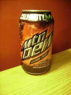 Mt Mtn Mountain Dew Limited Edition Full Can CALL of DUTY Game Fuel 