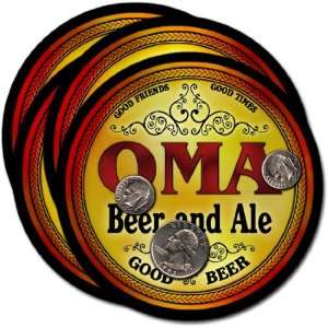  Oma , WI Beer & Ale Coasters   4pk 