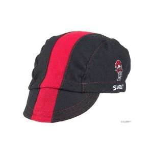  Surly Wool Cap Black/Red Karate Monkey Logo L/XL Sports 