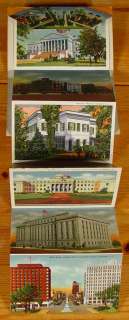 South Carolina Columbia 1940s Colortone Postcards SC  