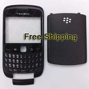  Blackberry Curve 9300 9330 Housing Faceplate Black Color 