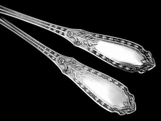 Wonderful French All Sterling Silver Fish Servers 2 pc with original 