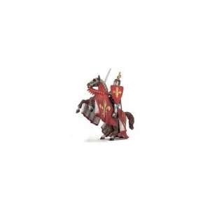  Schleich Prince On Reared Up Horse Red 70018 Toys & Games
