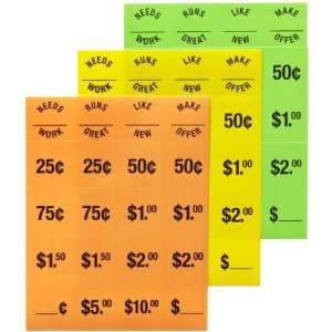    The Container Store Garage Sale Price Tags
