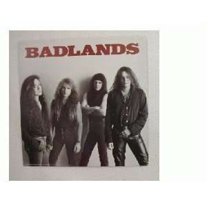    Badlands Poster Flat Bad Lands The Band Shot 